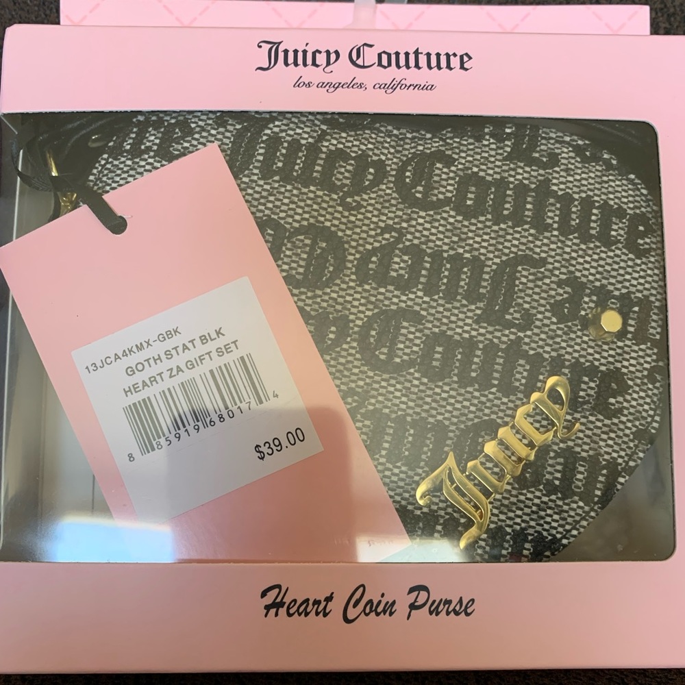 Juicy couture heart 🖤 coin wristlet